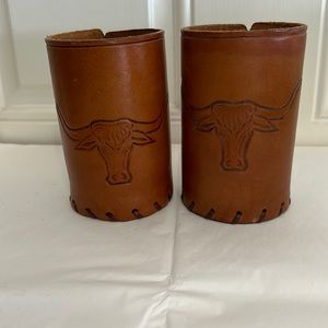 Leather Western Koosies